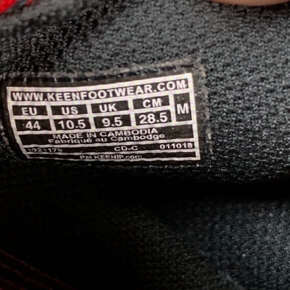 Keen Men’s Size 10.5 Targhee Evo Mid Hiking Boots Red Pull On Adjustable - Picture 10 of 10